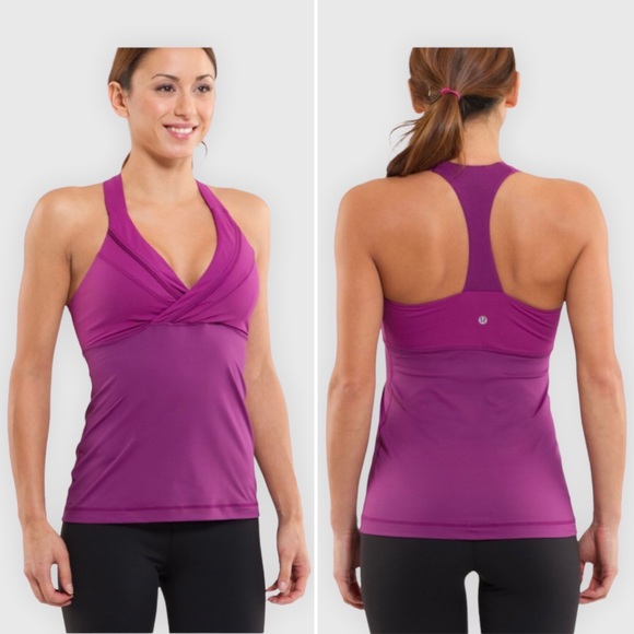 lululemon athletica Tops - Lululemon Deep Breath Tank | Dew Berry | Like New!